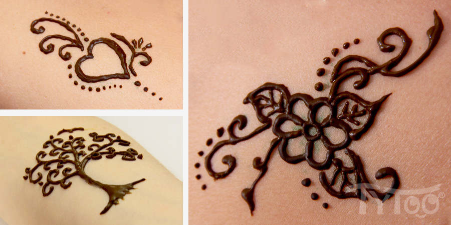 Apró henna minták