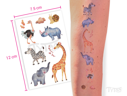Állatos Matrica Tetoválások