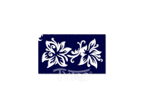 Testfestő minta sablon 5x8cm Liliom virág CTSA-VI10