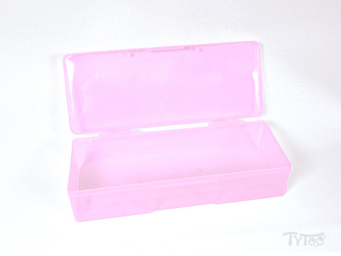Rózsaszín műanyag tároló doboz