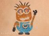 Testfestő minta sablon 5x8 cm Minion Bob CTSA-TA331