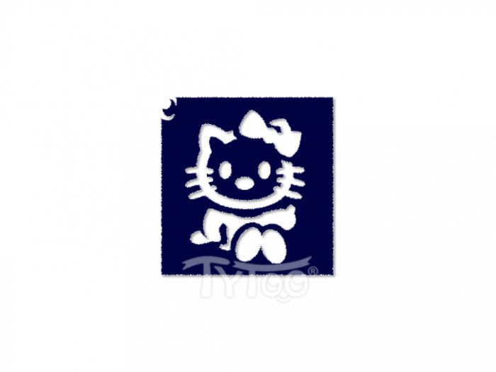 Testfestő minta sablon 5x5 cm Hello Kitty CTSA-TA303