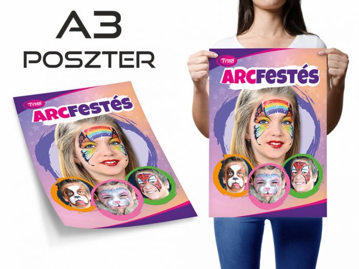 Arcfestés poszter - Lányos