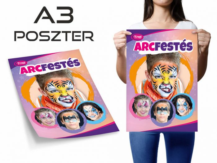 Arcfestés poszter - Fiús